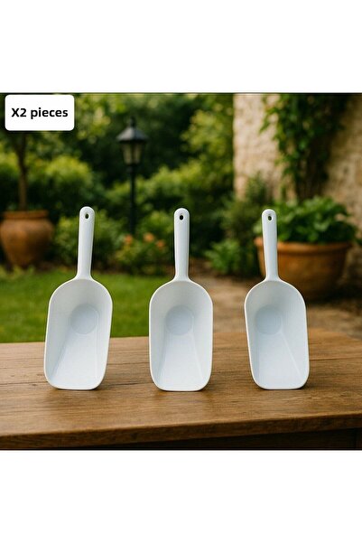 Metler Food Shovel - Large Size Plastic Nuts, Coffee Spice 2 Pieces