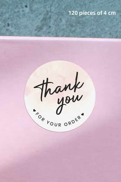 Özer Store 120 buc. Autocolant rotund adeziv pentru pachet de produse, autoco...