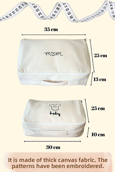 Mama Yoyo Baby&Kids 2 Pack Mother Baby Birth Hospital Arrangement Suitcase Suitcase Bag Hospital Exit Organizer Organizer