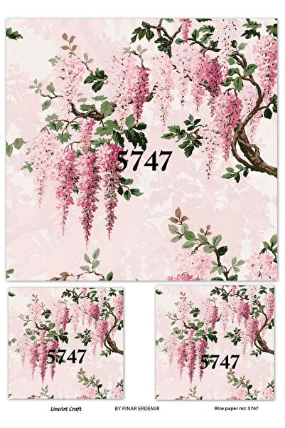 LİNEART Lineart Brass Decopage Paper 29X42 No:L5747