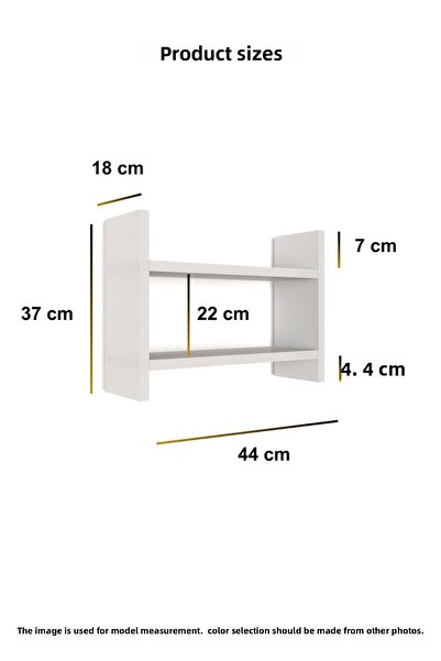 Mirobi Arles Anthracite Colored Multi-Purpose Decorative Shelf Table Top Bookshelf and Countertop
