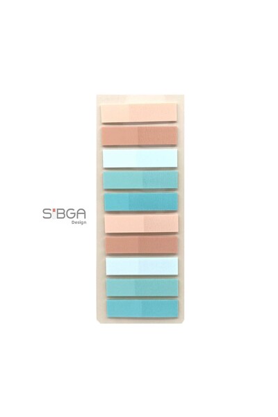 sibga tasarım Transparent Colored Postit Post-it Post ItBookmark Bookmark Postit Sticker Note Paper 200 Sheets