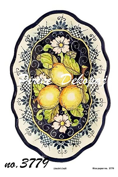 LİNEART Lineart Brass Decopage Paper No:L3779- 29X42Cm