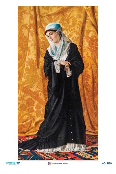 Atölye 7-77 Diamond Craft N: 3188 Life in the Palace - Women's Patterned 30*4...