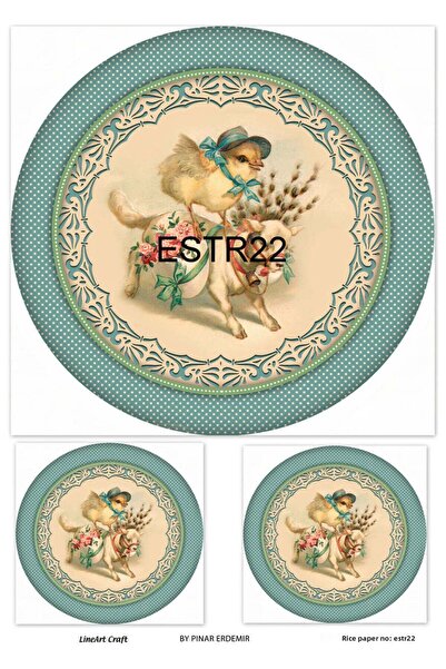 LİNEART ورق ديكوباج نحاسي Lineart رقم: ESTR22