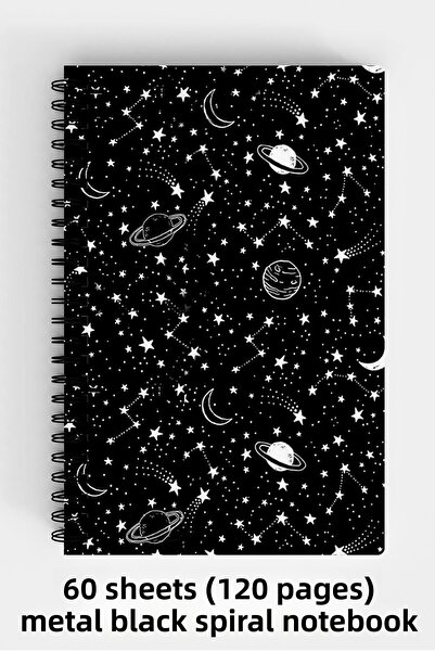 Anime Marketi دفتر ملاحظات ذو غلاف صلب مقاس A5 بتصميم جمالي 120 ورقة