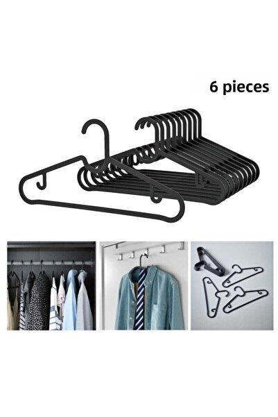 Duffa 6 Umerașe flexibile și rezistente la spargere din plastic - Umeraș pentru dulap