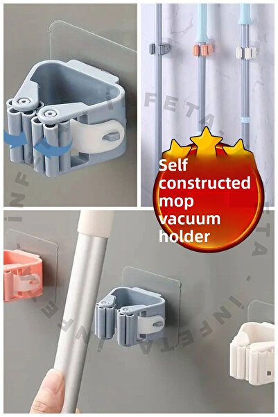 İnfeta Suport pentru perie pentru mop adeziv 1 buc. Suport pentru perie pentr...