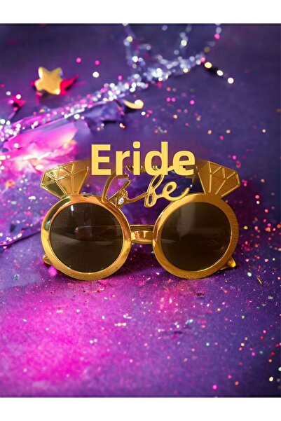 Happyland Bride Tobe Gold Glasses Bachelorette Party Party Glasses Bride