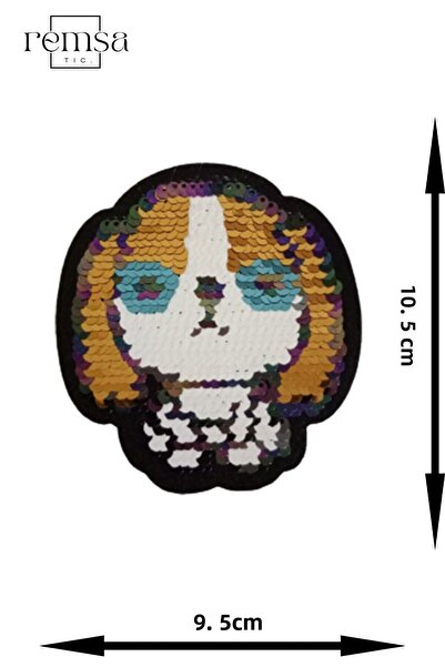 REMSATİC نموذج الكلب الملتصق بالحديد - التصحيح - التصحيح - الترتر (9,5 سم × 1...