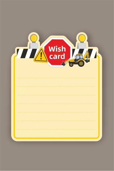 neşeli günlerim Σετ 20 Κάρτες Ευχών με Επιχειρηματικό Μηχανήματα για Γενέθλια