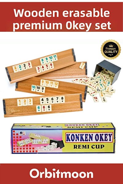 Orbitmoon مجموعة أوكاي الخشبية الممتازة المقاومة للخدش والقابلة للمسح والمضاد...