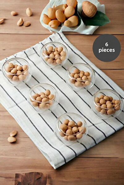 Berdina Home مجموعة تقديم صغيرة - وعاء مكون من 6 قطع، وعاء حلقوم تركي مزدوج ا...