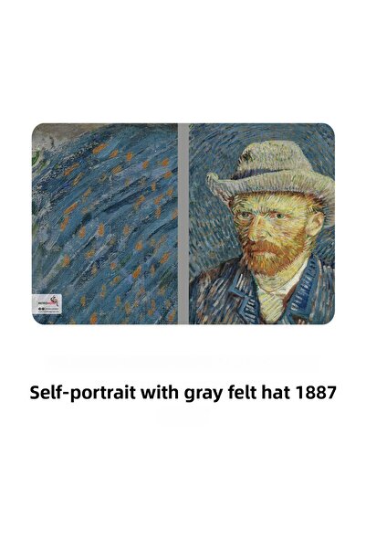 retronote Set de 4 caiete Van Gogh 4 - Autoportret Seria I - Necăptușit - 64 pagini - 10,5x14cm