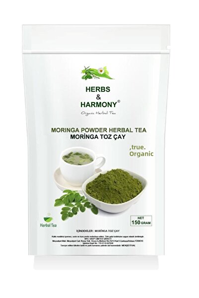 Herbs & Harmony مسحوق المورينجا شاي عشبي مسحوق المورينجا 150 جرام