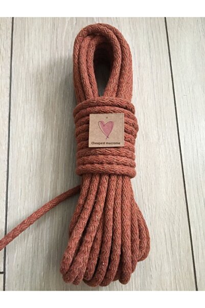 Makromİps Snurul nostru este din bumbac!! Coarda de macrame (10 metri) Tress Kaykan Coarda de imbracaminte din bumbac Coarda de coș răsucit Supla Ip Ipi