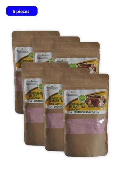 roj monarch شاي الرمان العضوي من أمريكان مونارك 200 جرام 6 قطع