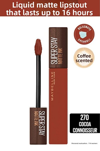 Maybelline New York Super Stay Matte Ink Liquid Matte Lipstick - 270 Cocoa Co...