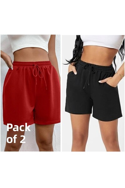 DAXİS Sportwear Company Set de 2 pantaloni scurti pentru femei