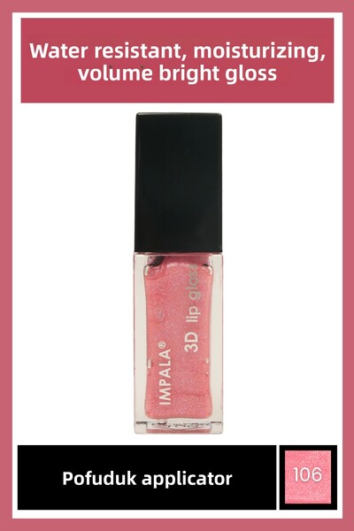 IMPALA 3D Lip Gloss Lip Gloss No:106