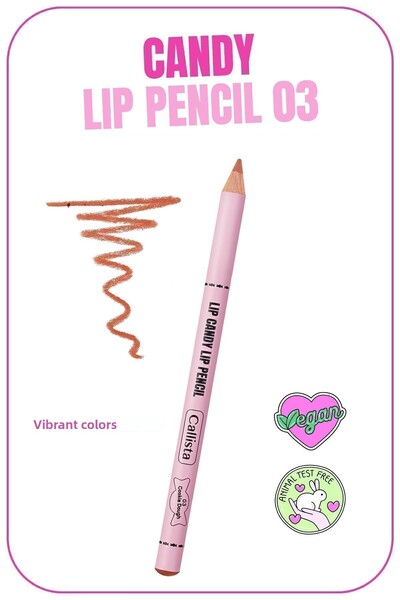 Callista Lip Candy Lip Pencil Lip Pencil 03 Cookie Dough - Nude