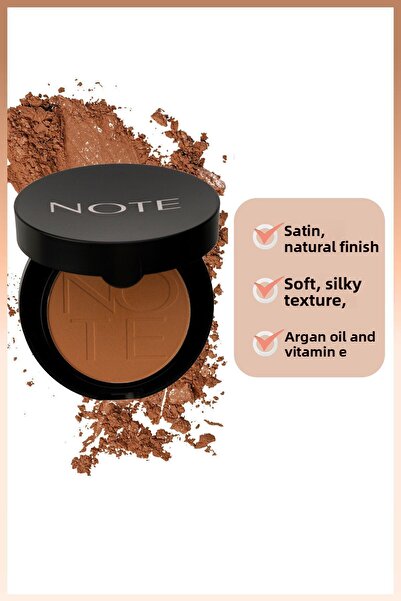 NOTE 08 Bronze Show - Luminous Silk Compact Blusher Powder Blush