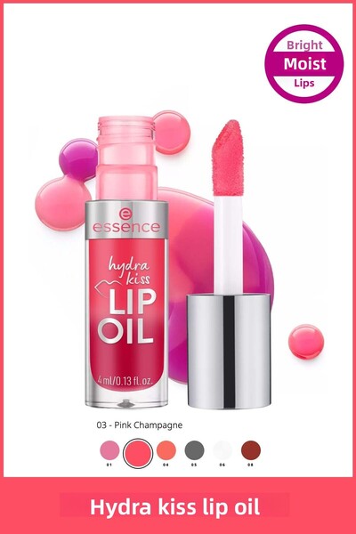 Essence ملمع شفاه هيدرا كيس ليف أويل - 03 وردي شامبانيا