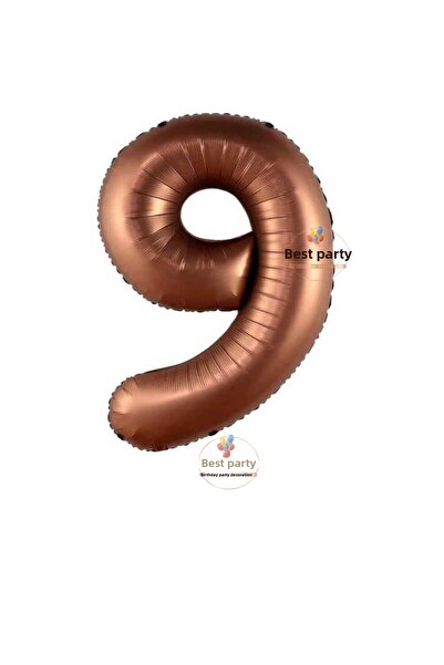 BEST PARTİ DOĞUM GÜNÜ PARTİ SÜSLERİ أفضل بالون من رقائق الفويل باللون البني ل...