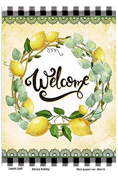 LİNEART ورق ديكوباج نحاسي رقم: DHE16 - 29X42 سم