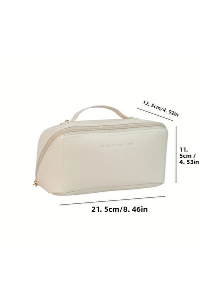 Rediquis Κομψή αδιάβροχη τσάντα μακιγιάζ από συνθετικό δέρμα - Ευρύχωρη & φορητή με άοσμο σχέδιο για ταξίδια