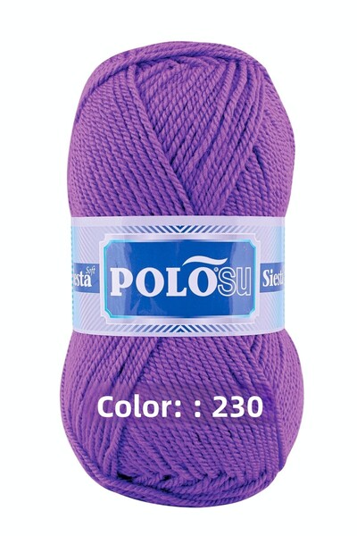 Polosu سترة ليلك سيستا ناعمة منسوجة يدويًا، اللون: 230