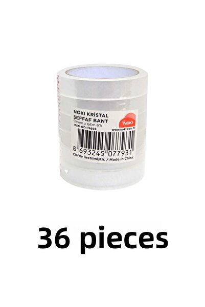 MTKardeşler 36 bucăți 19x66 bandă de cristal transparentă pentru bani