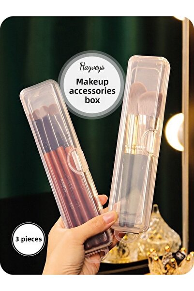 Hayveys 3-Piece Multix Makeup Accessories Brush, Headlamp and Pencil Case ( F-2 )