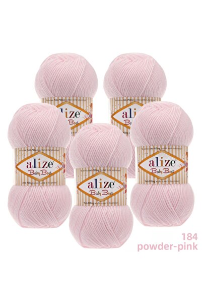 Ravepi Collection Alize Baby Best 5-pack Πλεκτό νήμα χειροποίητης πλέξης Κωδικός χρώματος:184