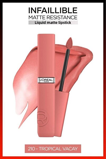 L'Oreal Paris L'Oreal Paris, Ruj lichid Infaillible Le Matte Resistance