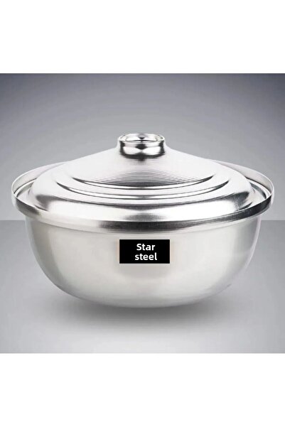 Yıldız çelik معجون ألومنيوم مؤكسد غير مشوه، وعاء تحميص صلصة الحلبة، 28 سم