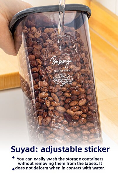 Vienev طقم تخزين بيجي مربع ومستطيل مكون من 32 قطعة مع شاشة حريرية بيضاء 8x(1.75, 1,2, 0.55) 4x(800,400) Ant