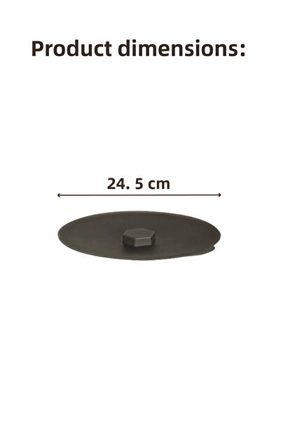 vipgross 3 Pieces Red Silicone Pot - Heat Protective Pan Lid