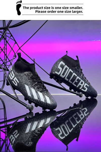 Ludo Vico حذاء كرة قدم للرجال F35 - للتخييم مع جوارب