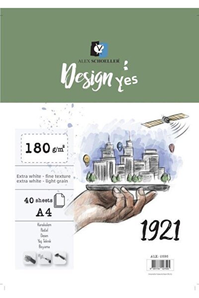 Alex Schoeller Caiet de desen Design Ja 180 Gr. 40 Yp. Achiziție