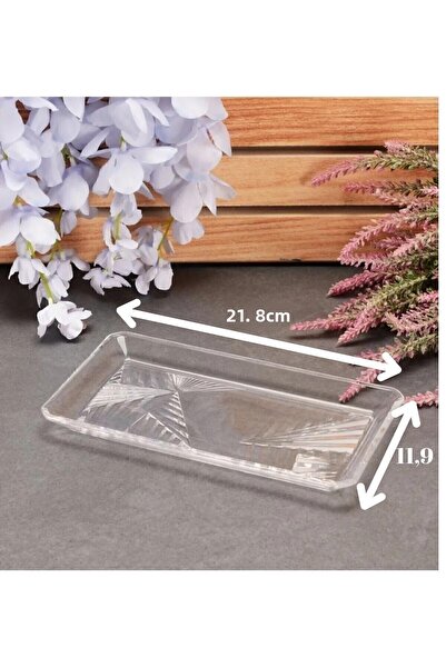 Paşabahçe 68153 Madlen 4 Piece Rectangular Serving Plate Fma07804