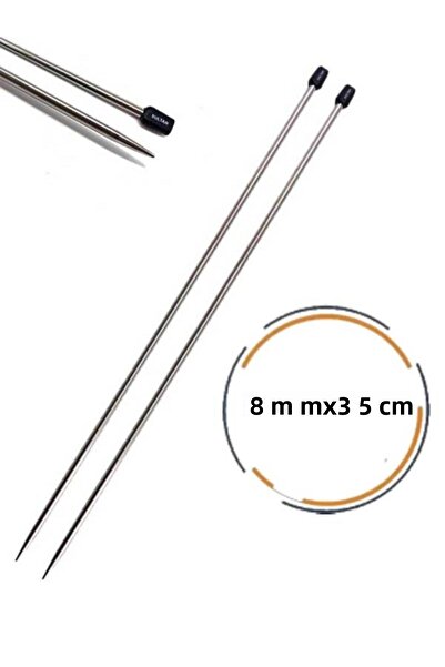 Sihirlicin أسياخ شبكية من التيتانيوم 8 مم × 35 سم