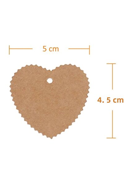 printiks 100 قطعة بدون سلسلة 5 سم على شكل قلب حرفة كرافت ملصق ورق مقوى أحذية ...