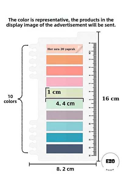 EZOSHOP مجموعة من قطعتين من ملصقات البريد / الكارينوت 76x76 سم، ملاحظة ملصقة شفافة، مجموعة مختلطة من الكرطاسية البريدية 24