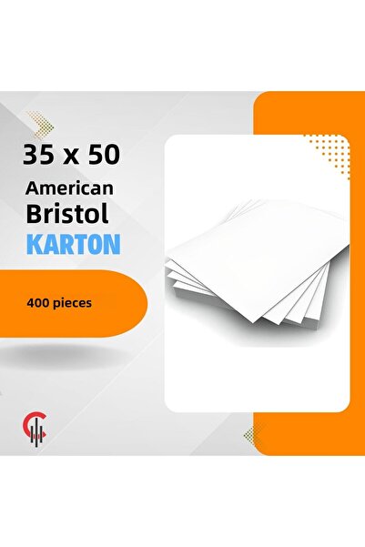 ÇÖZÜM KAĞIT بطاقة بريستول الأمريكية 35x50 - 210 جرام 400 قطعة