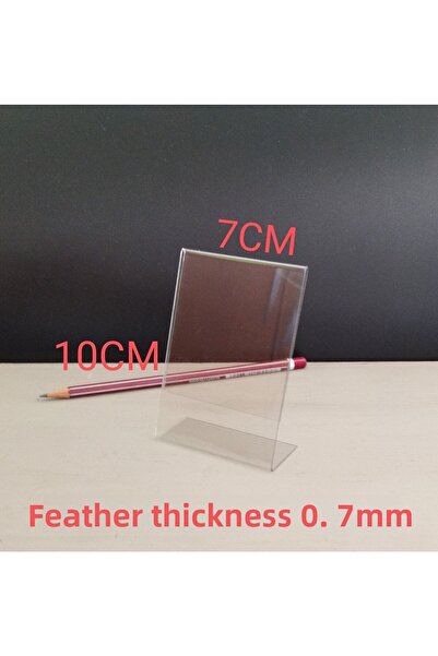 ETİKETLİK FİYATLIK منفضة عمودية من النوع A7 L - 10x7 سم 0,7 ملم