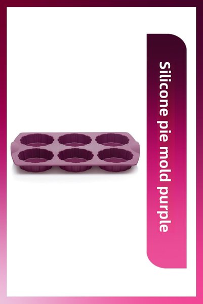 Tupperware قالب خبز سيليكوني باللون الأرجواني متوافق مع الفرن والميكروويف