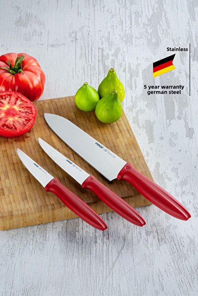 PİRGE طقم سكاكين مطبخ Pure Line مكون من 3 قطع. / 46021