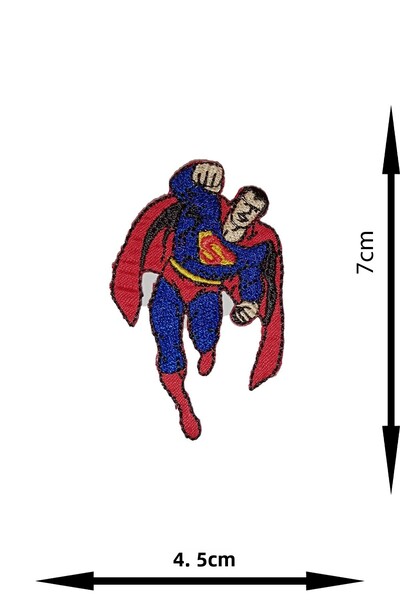 REMSATİC Iron-Stick Arma - Patch - Superman Model (4,5cm X 7cm)