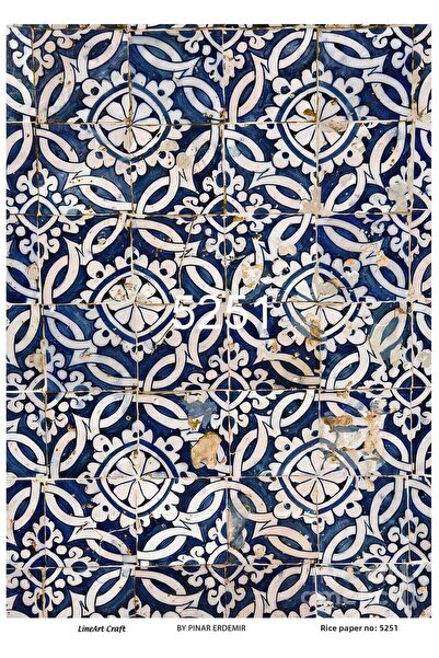 LİNEART ورق تزيين نحاسي خطي رقم: L5251- 29x42 سم